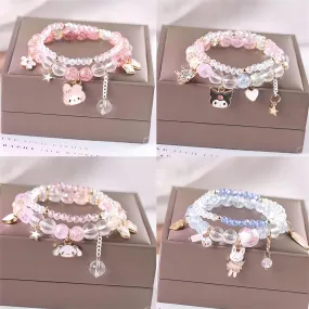 Kawaii Anime Melo Kuro Crystal Bracelet