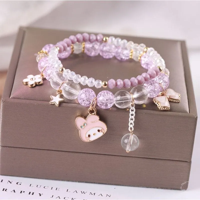 Kawaii Anime Melo Kuro Crystal Bracelet