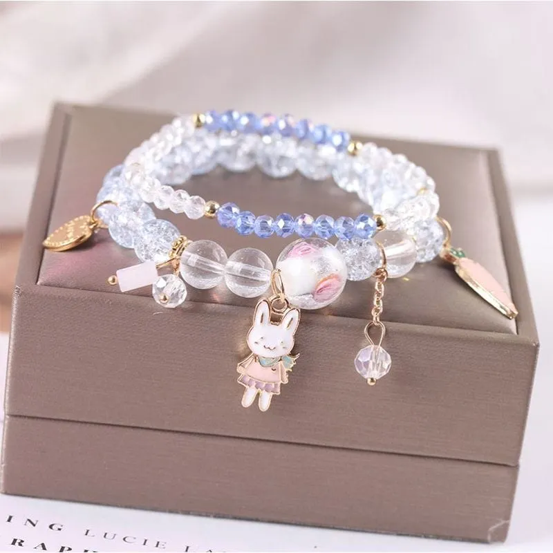 Kawaii Anime Melo Kuro Crystal Bracelet