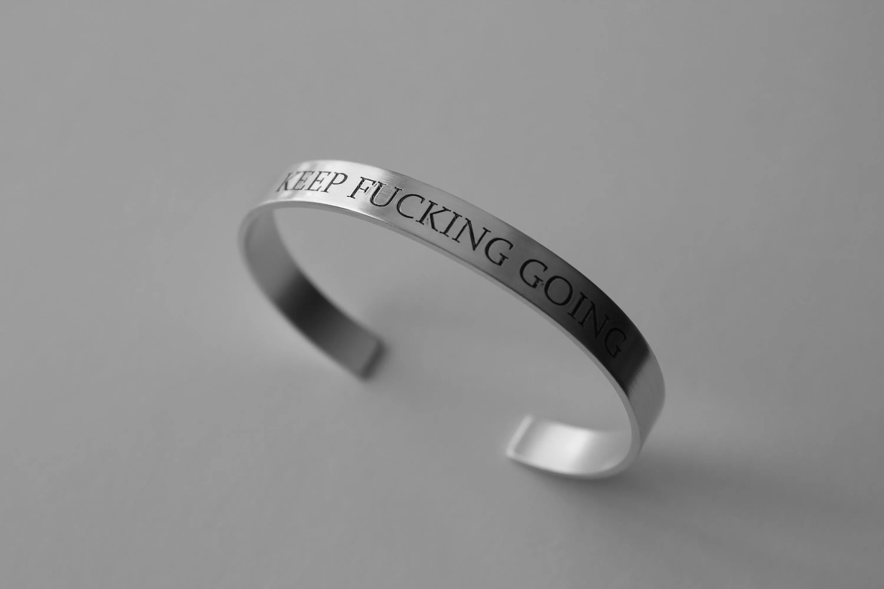Keep Fucking Going, Keep Fucking Going Cuff, Inspirational Bracelet Cuff, Motivational Jewelry, Personalized Cuff Bracelet, Friend Bracelet