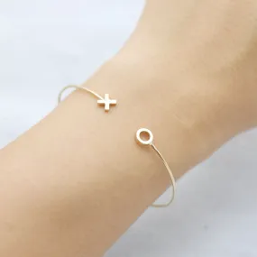 Kiss and hug cuff Bracelet