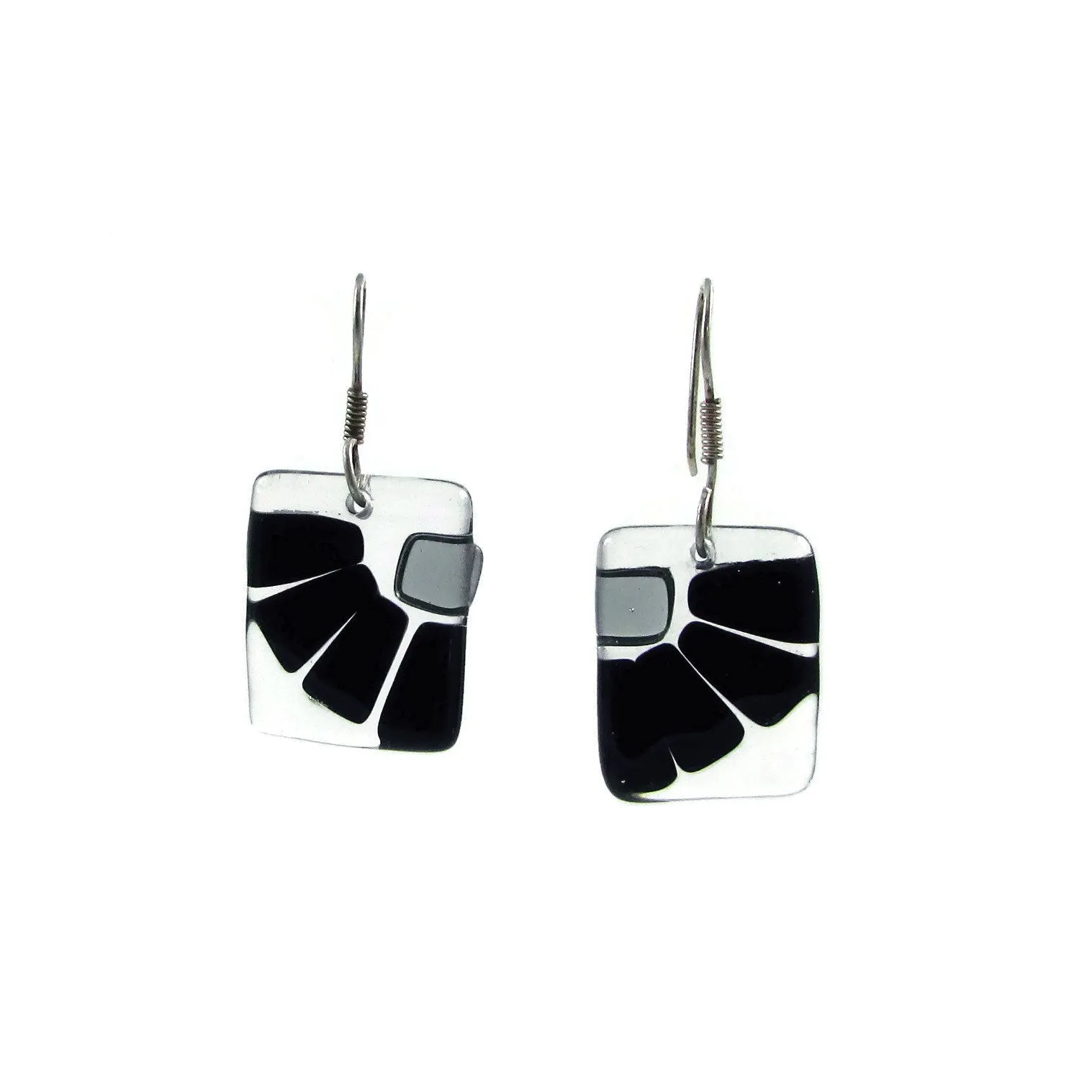 LAMA Glass Earrings - Aqua