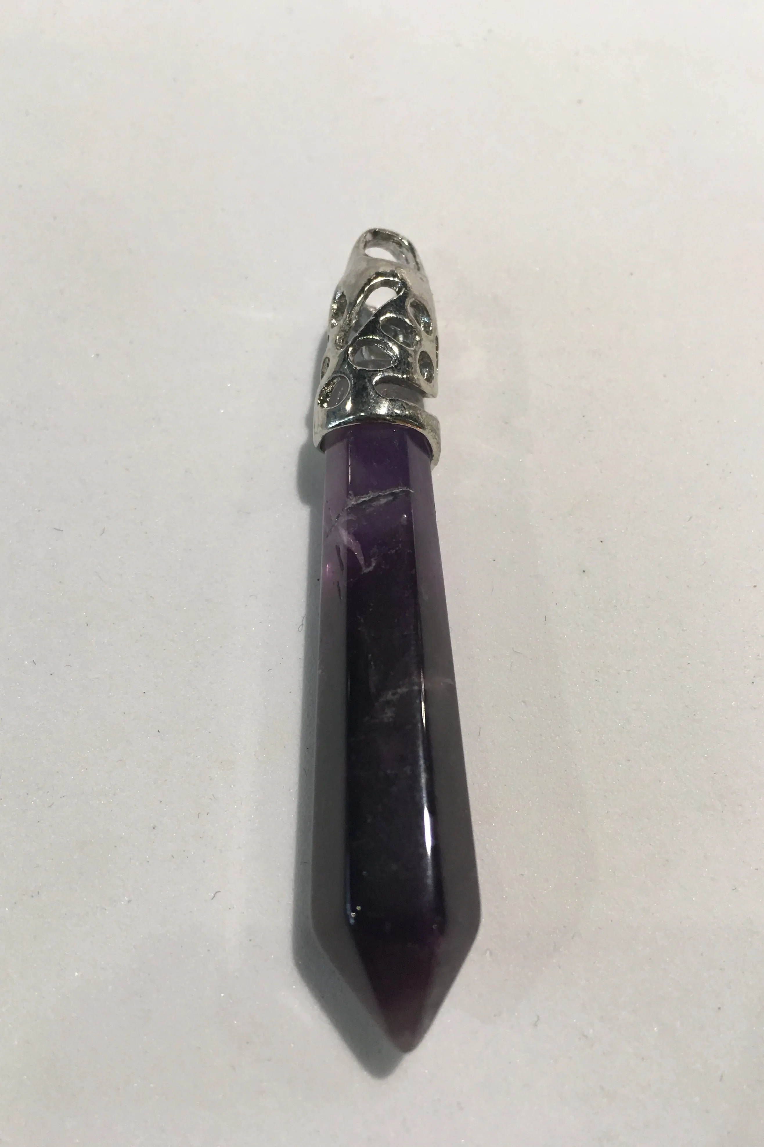 Large Crystal Point Necklace