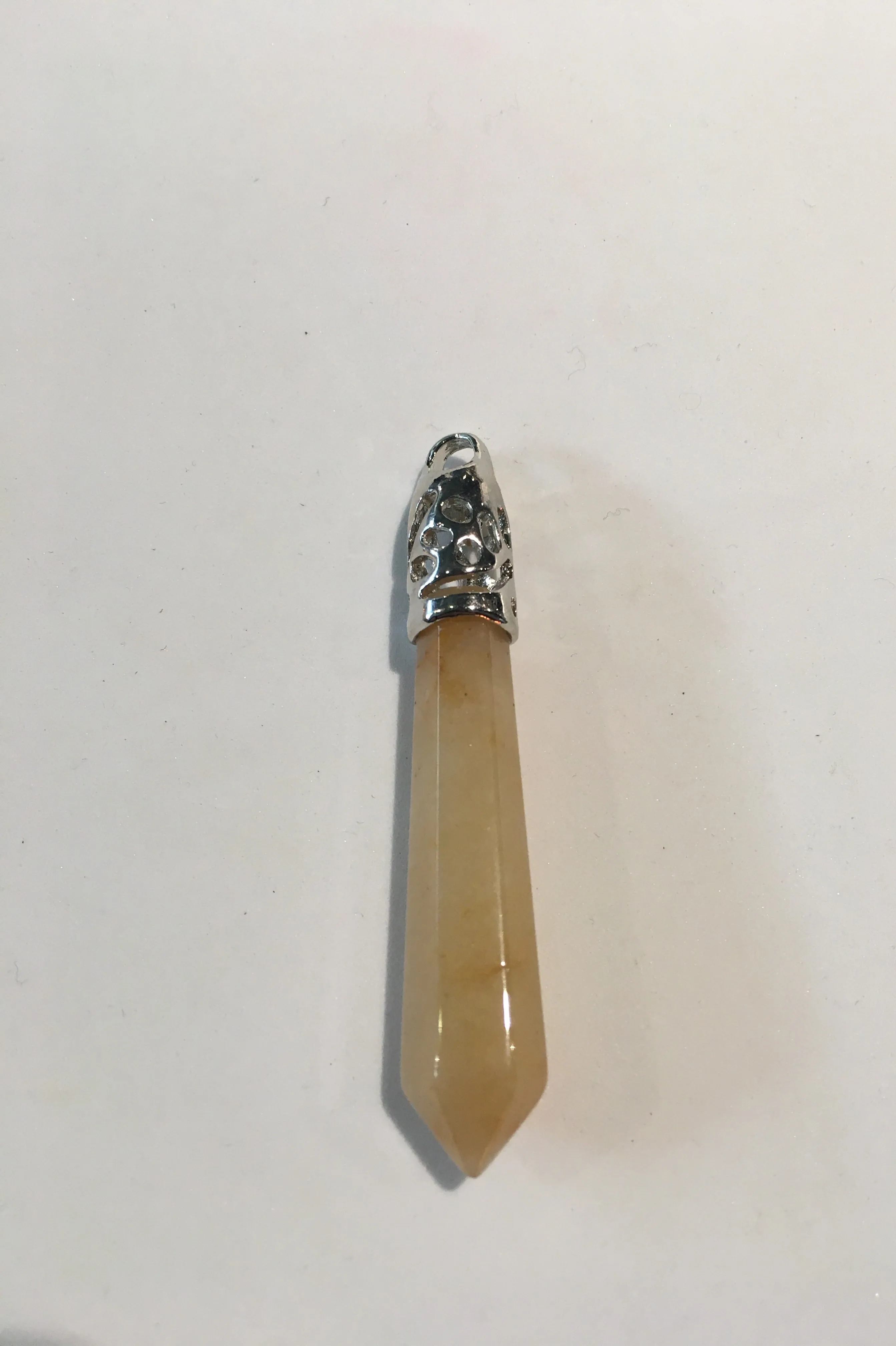 Large Crystal Point Necklace