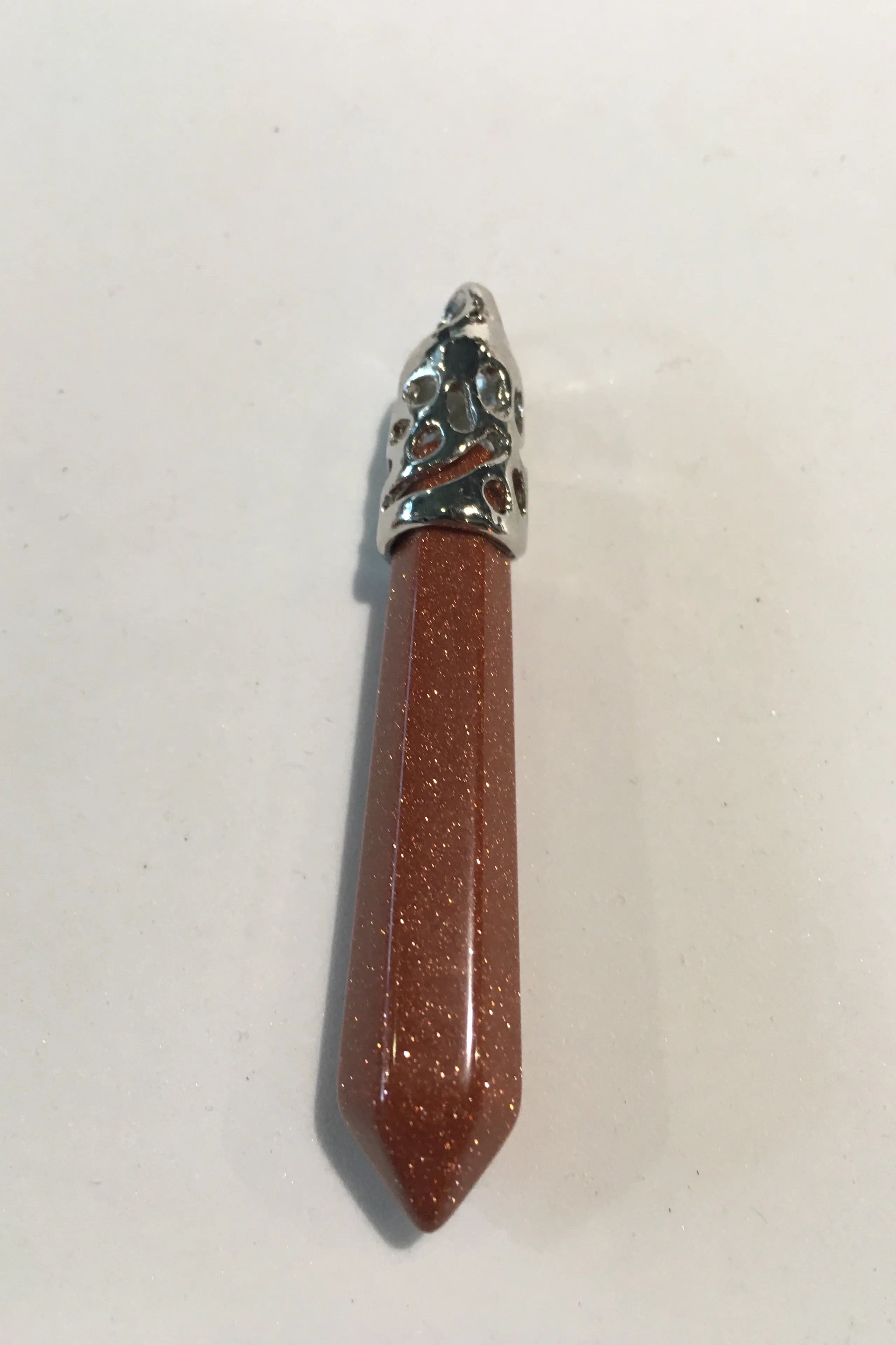 Large Crystal Point Necklace