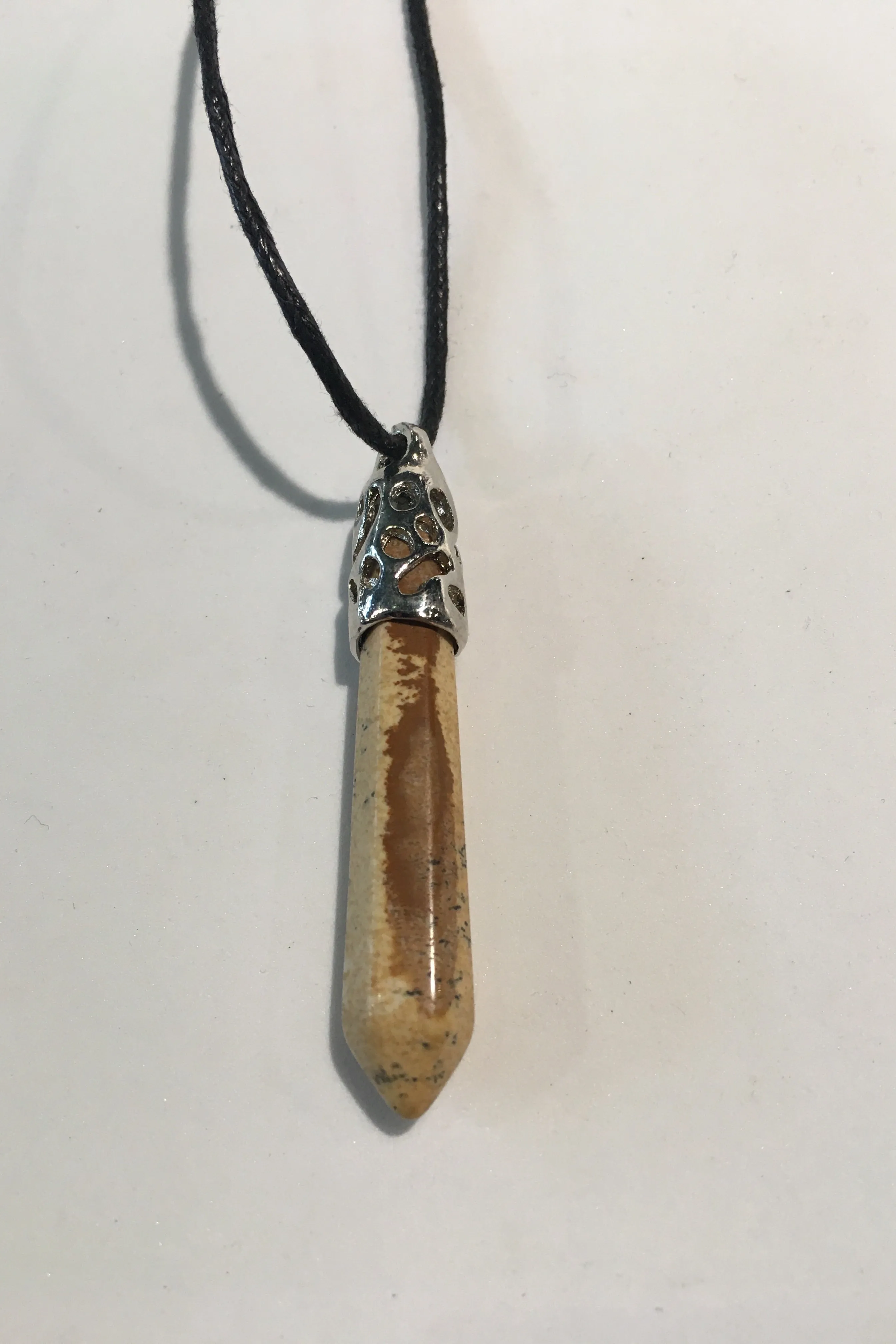 Large Crystal Point Necklace