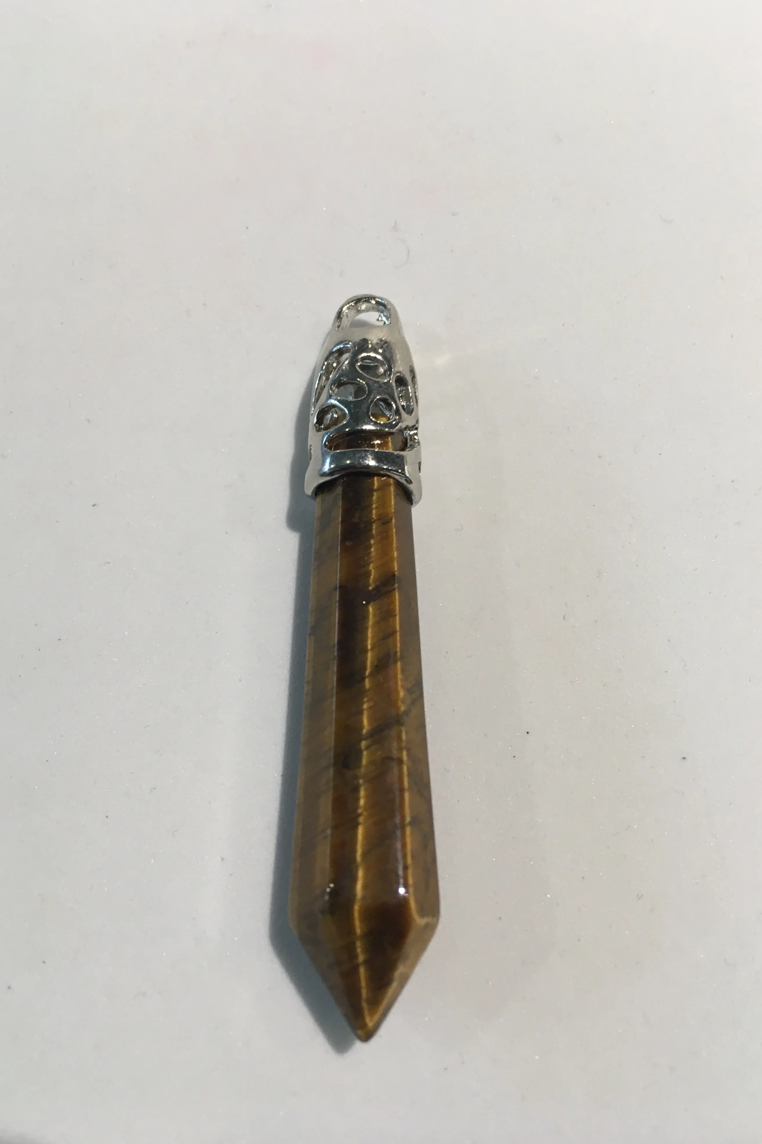 Large Crystal Point Necklace