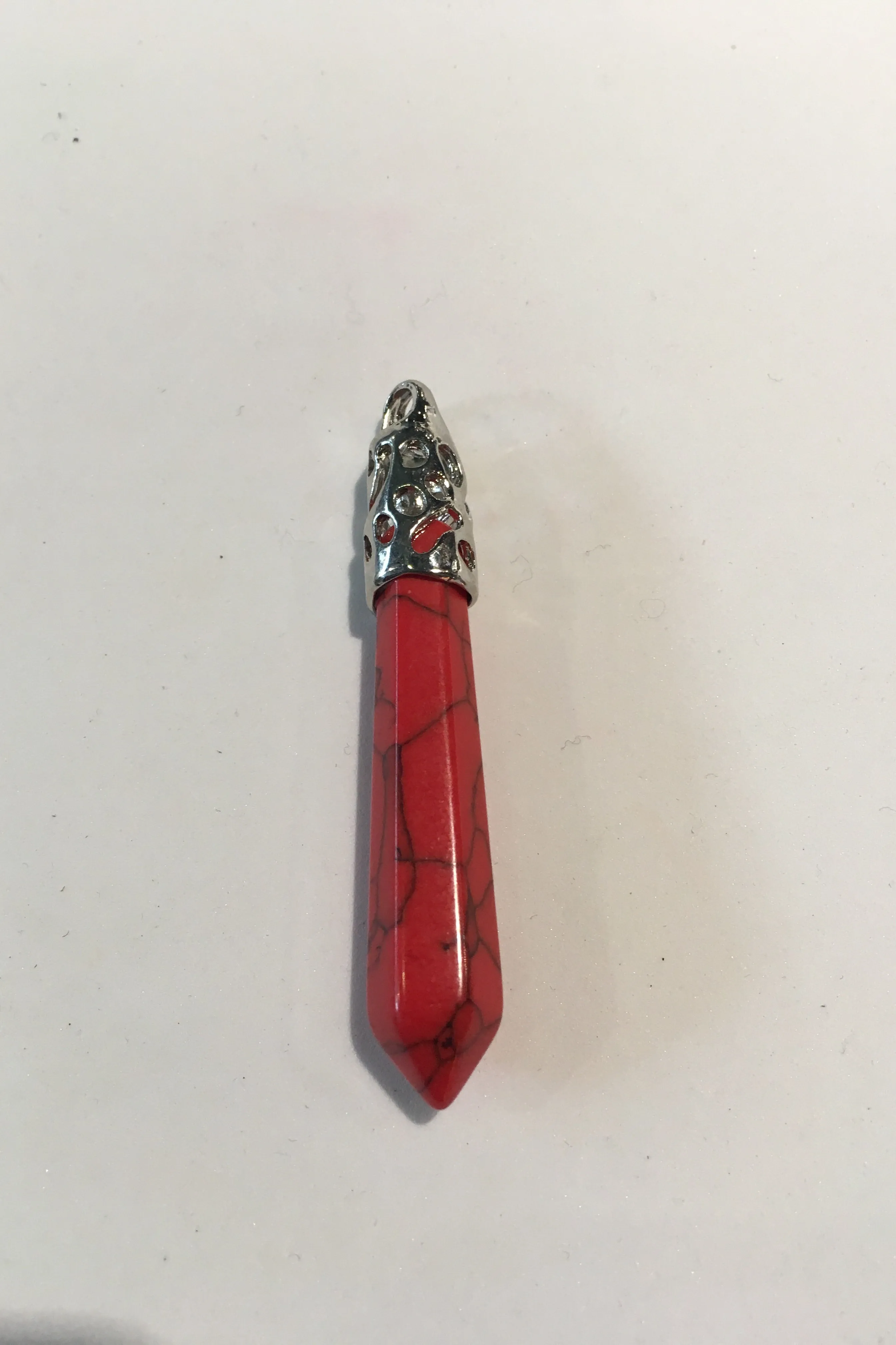 Large Crystal Point Necklace