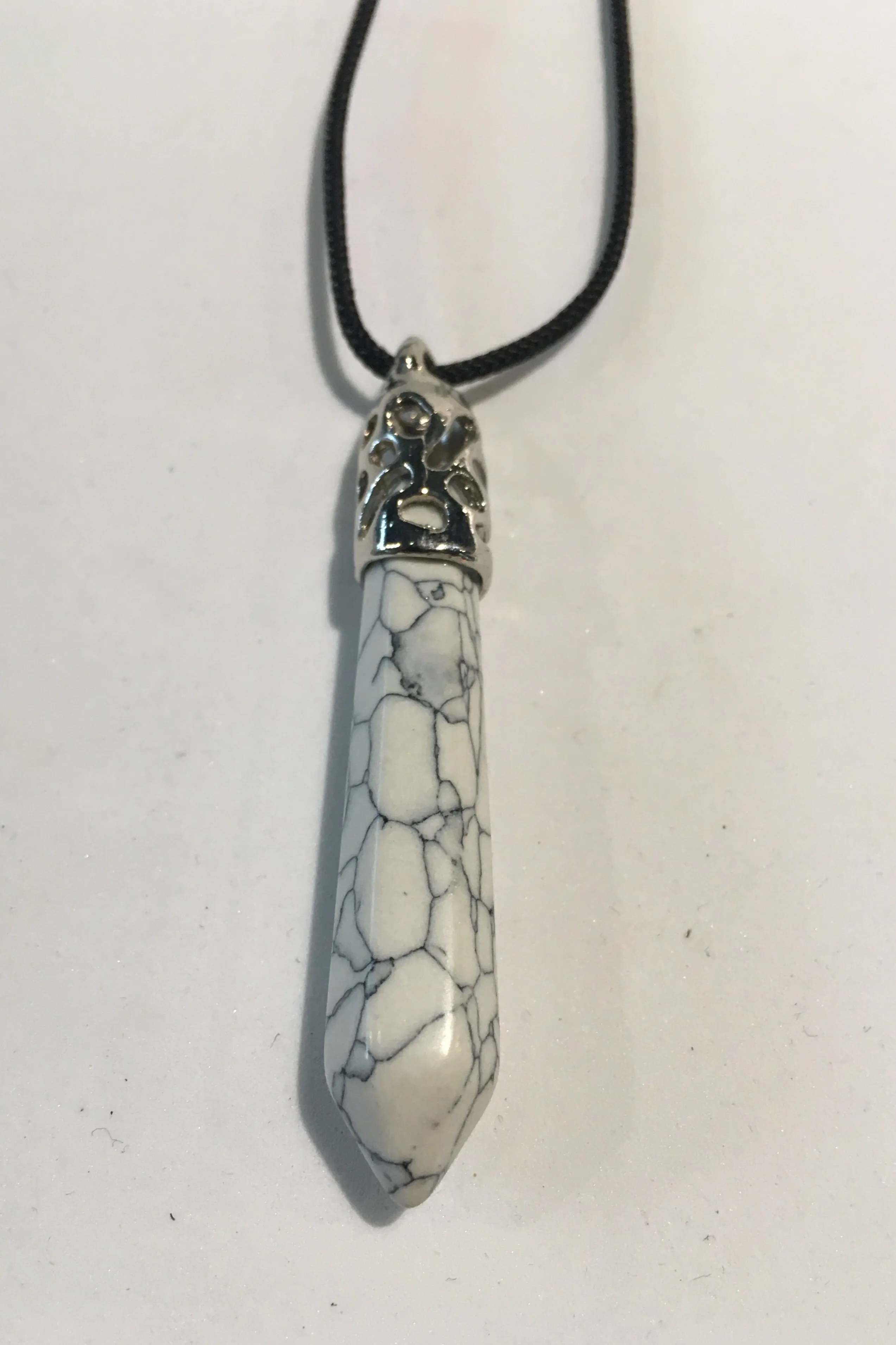 Large Crystal Point Necklace