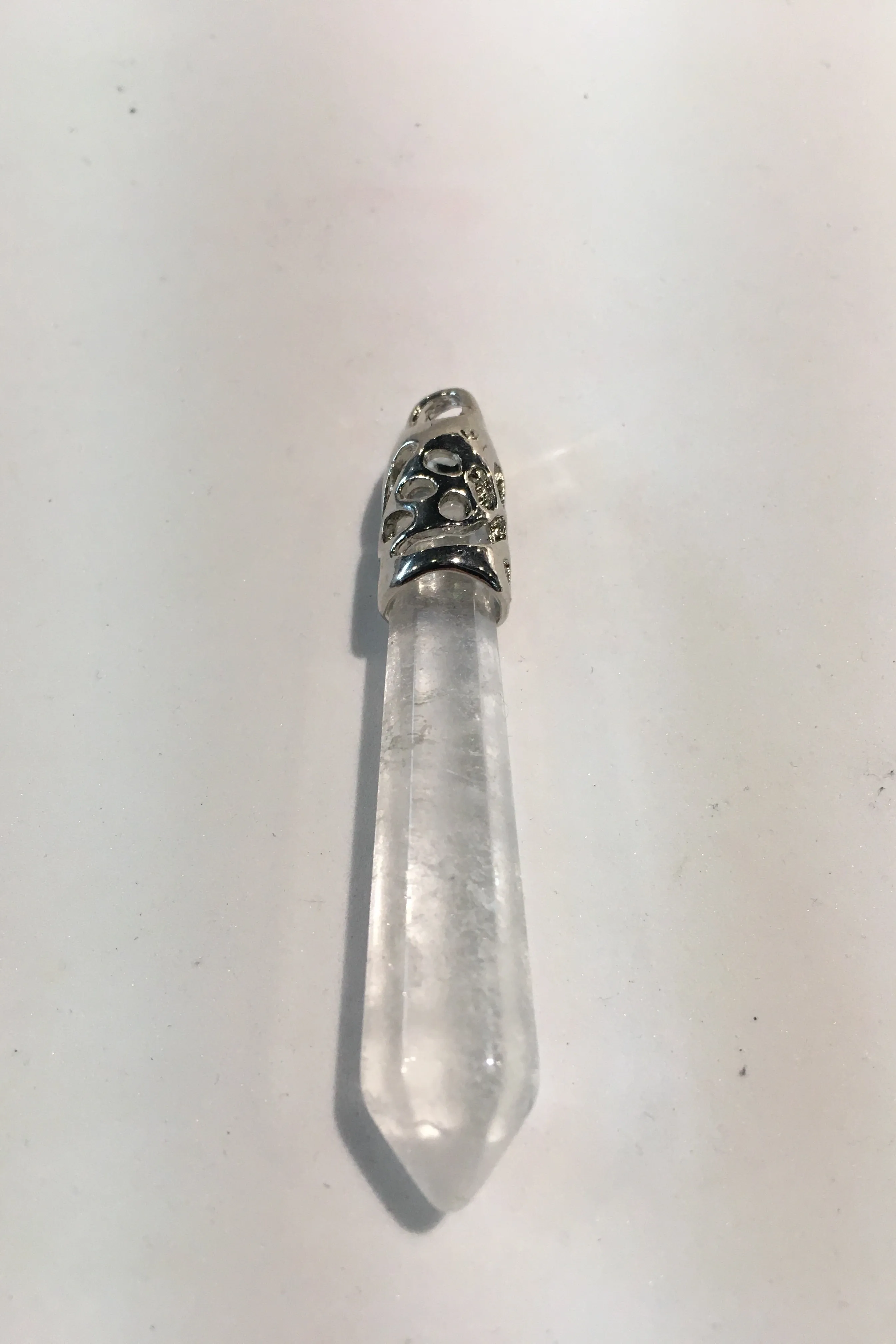 Large Crystal Point Necklace