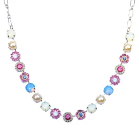 Large Rosette Necklace in "Cake Batter" *Custom*