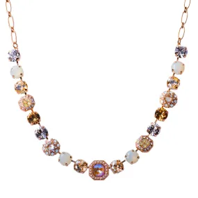 Large Square Cluster Necklace in "Butter Pecan" *Custom*