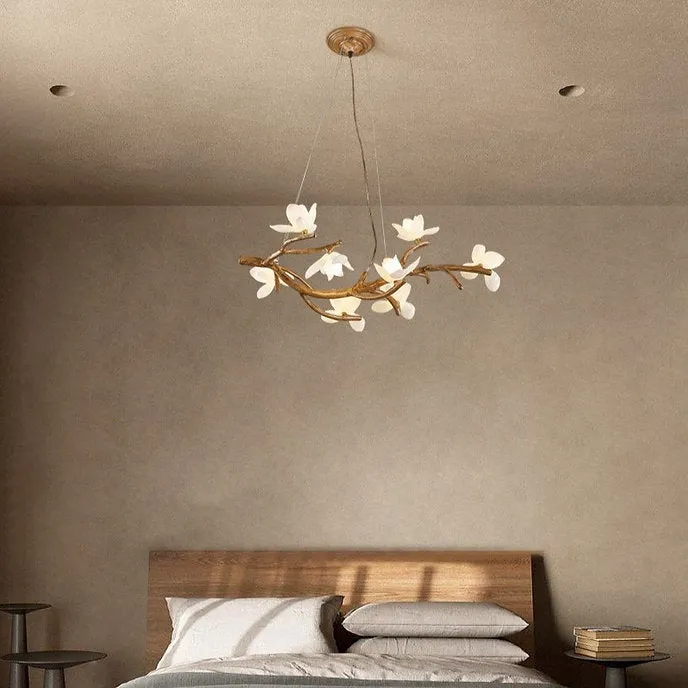LED Lotus & Branches Design Modern Pendant Light