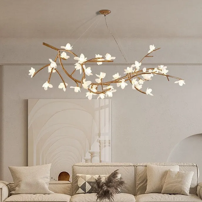 LED Lotus & Branches Design Modern Pendant Light