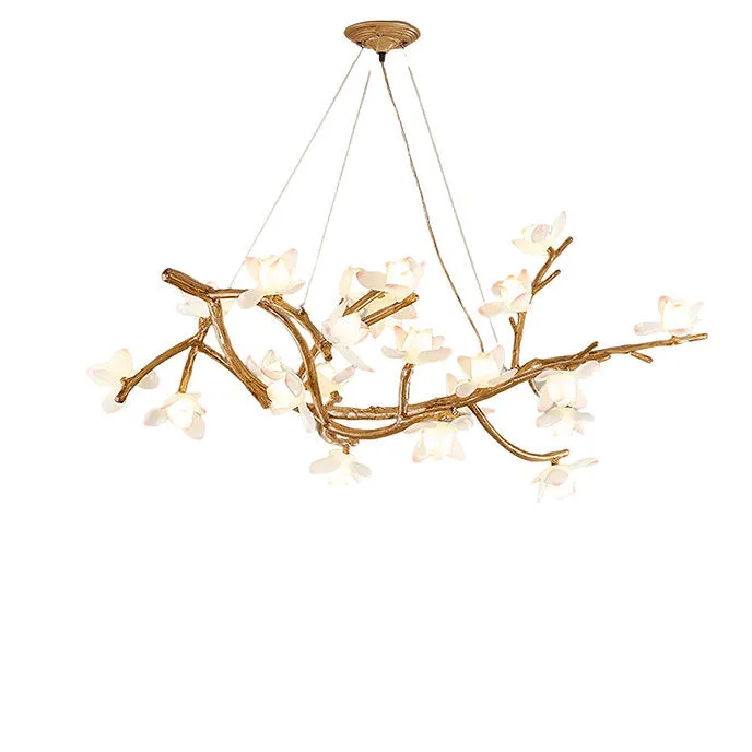 LED Lotus & Branches Design Modern Pendant Light