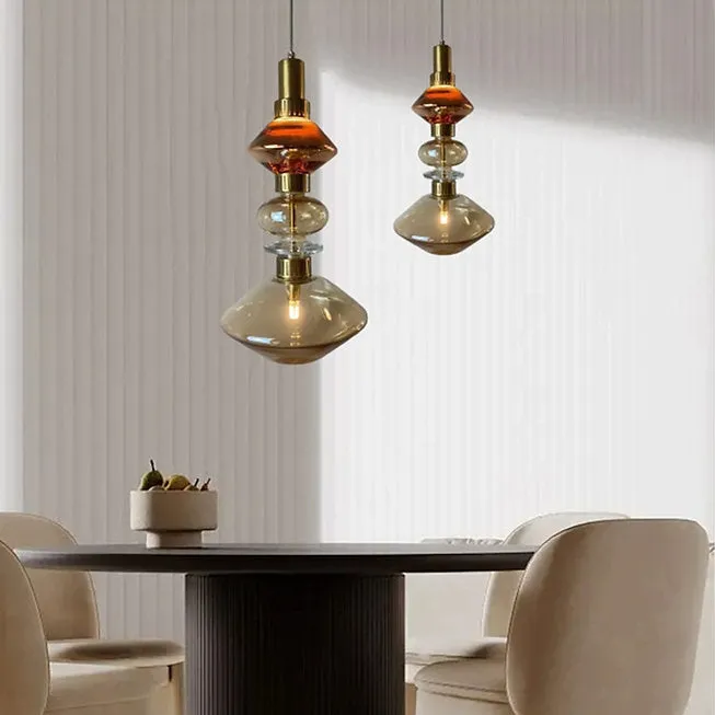LED Simple Modern Multi-Design Glass Pendant Light