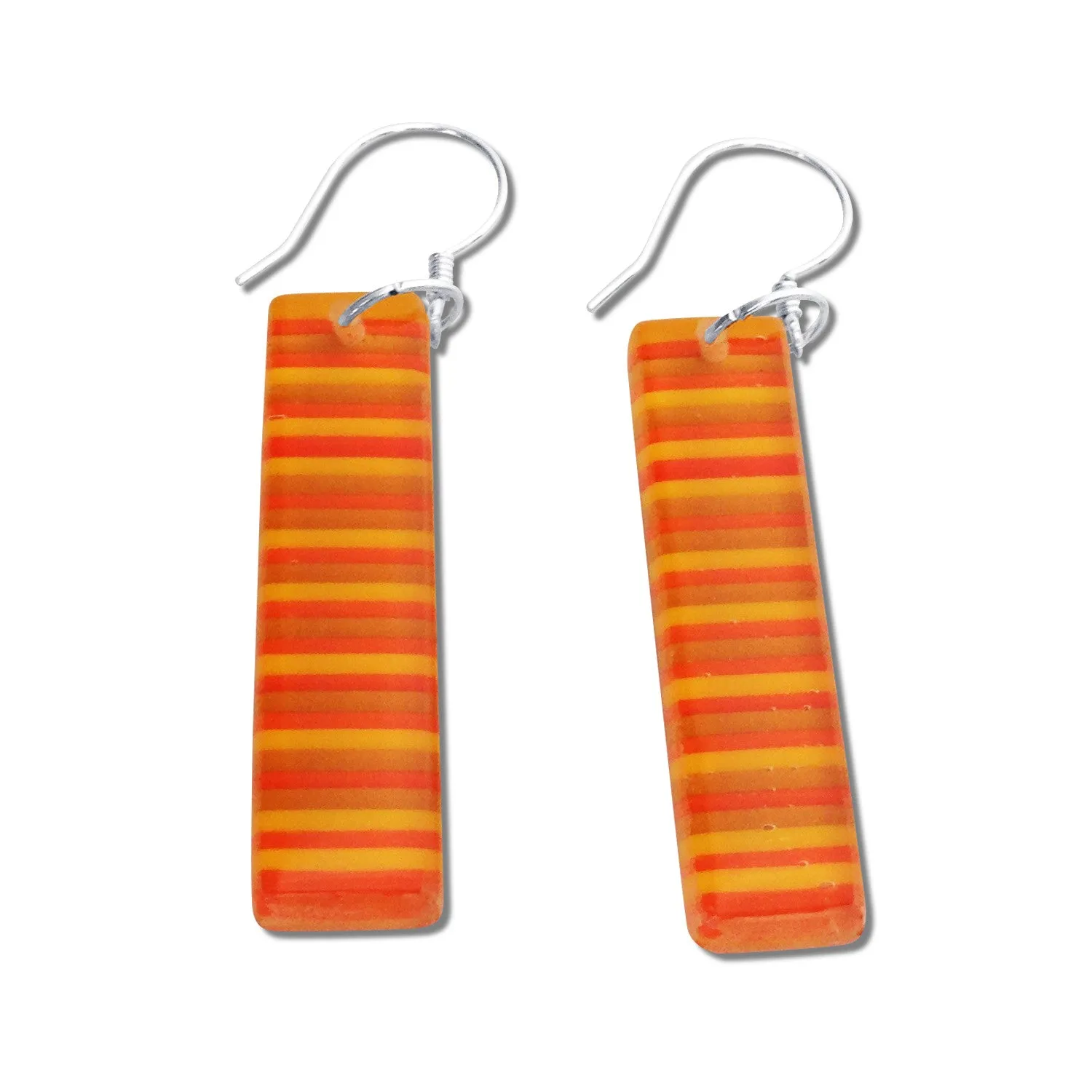 LGAN Glass Earrings - Amber