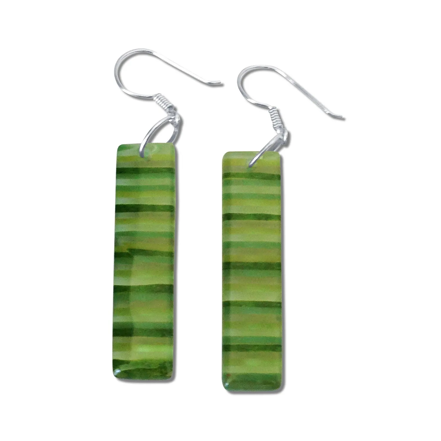 LGAN Glass Earrings - Amber
