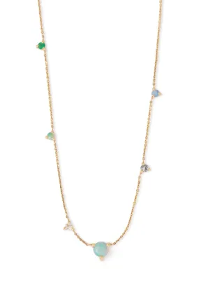 Linear Chain Necklace by WWAKE