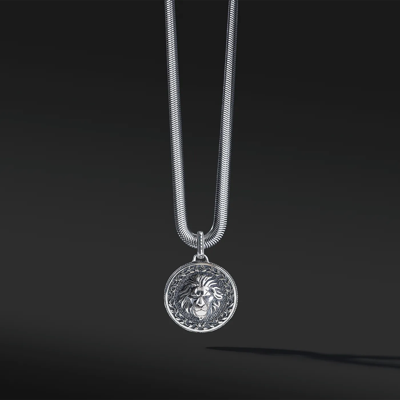 Lion Silver Pendant Necklace
