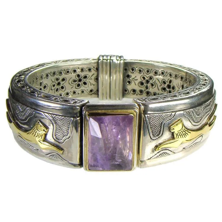 Lions Cuff Bracelet