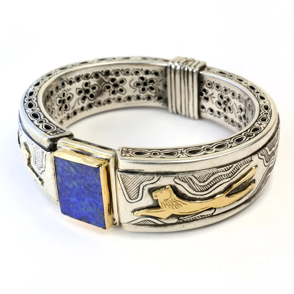 Lions Cuff Bracelet