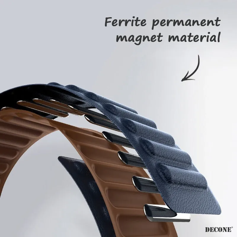 lndigo | Leather Link Magnetic Strap
