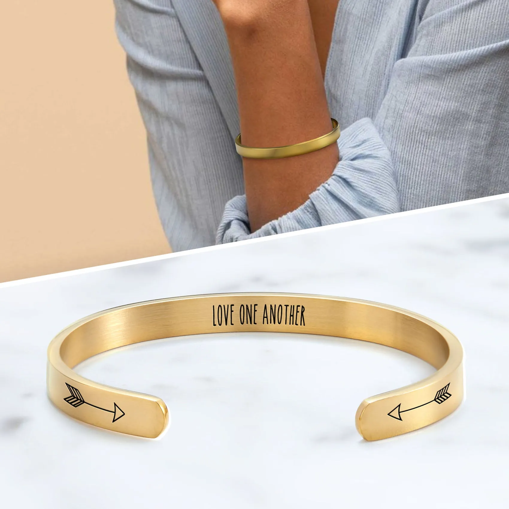 Love One Another Cuff Bracelet