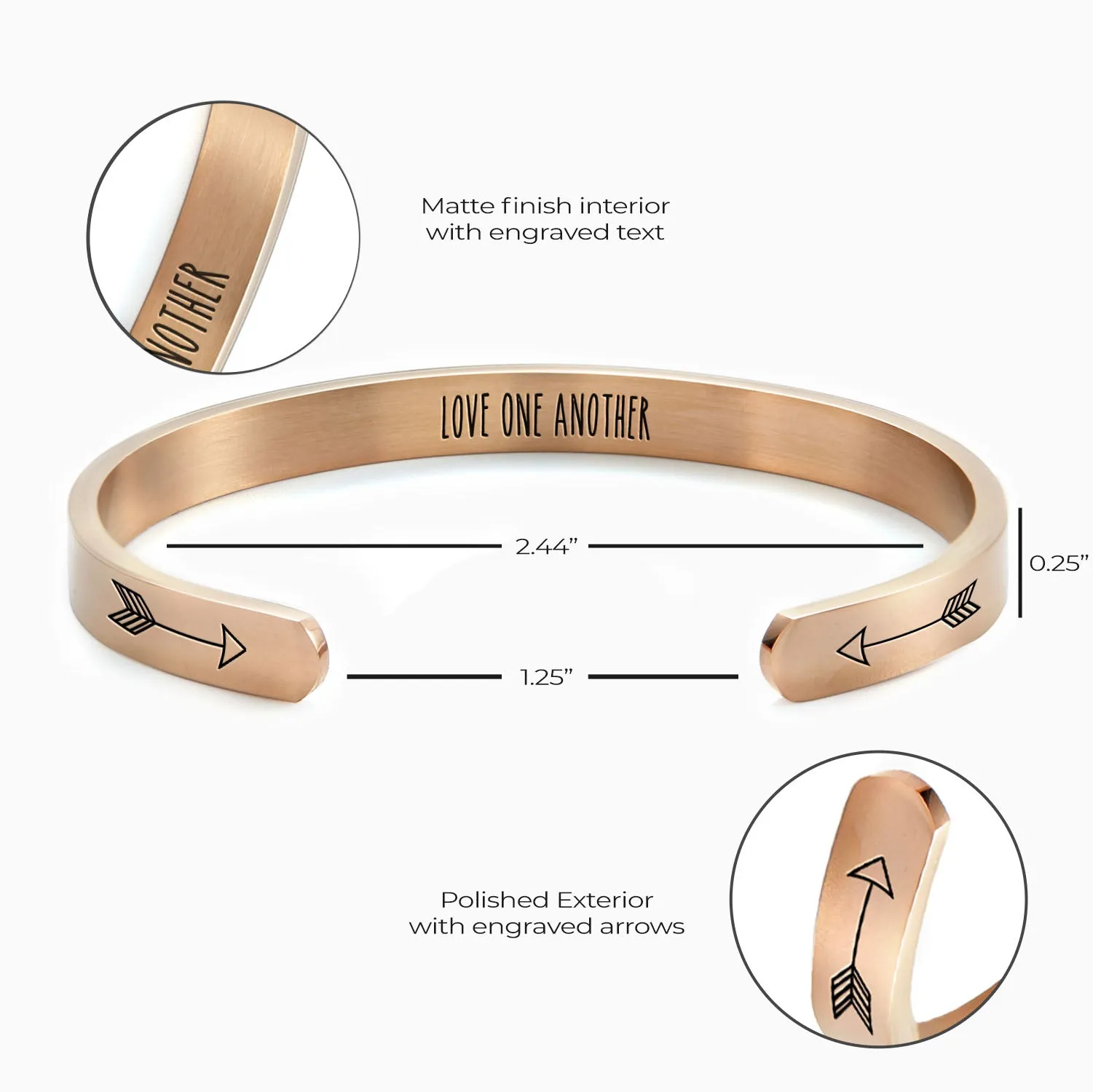 Love One Another Cuff Bracelet