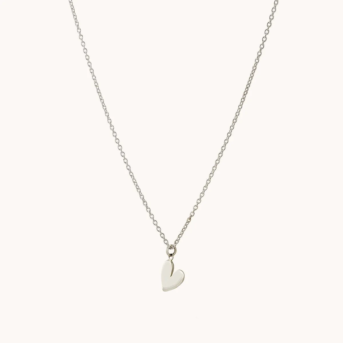 lovely necklace silver - sterling silver