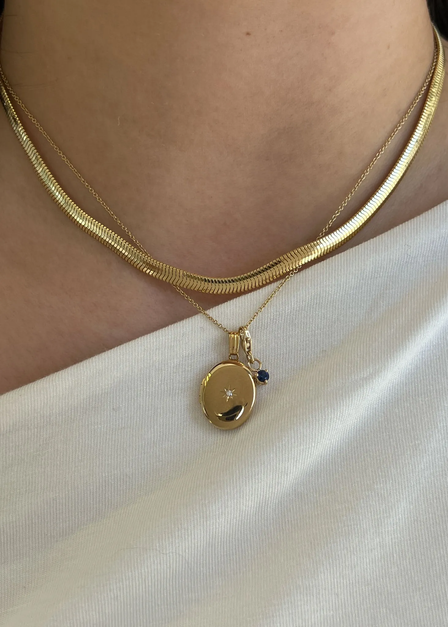 Ma-eum Birthstone Charm Sapphire