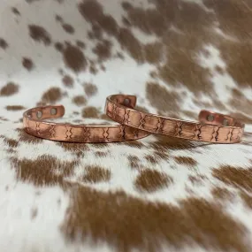 Magnetic Copper Cuff | Knots