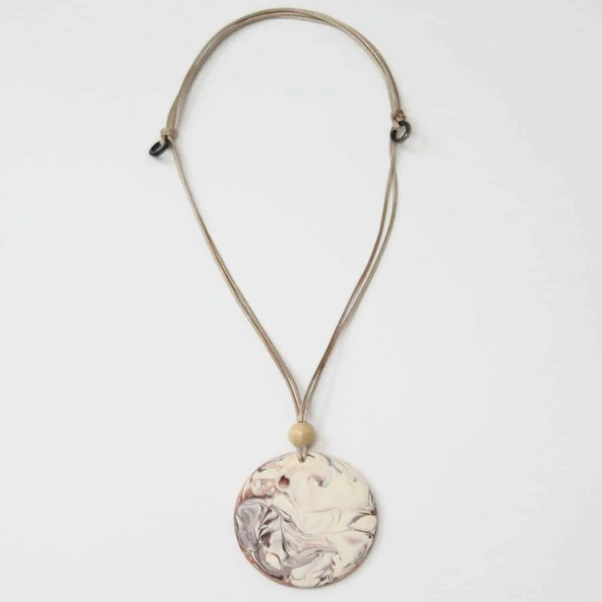 Marielle Pendant in Peach Multi