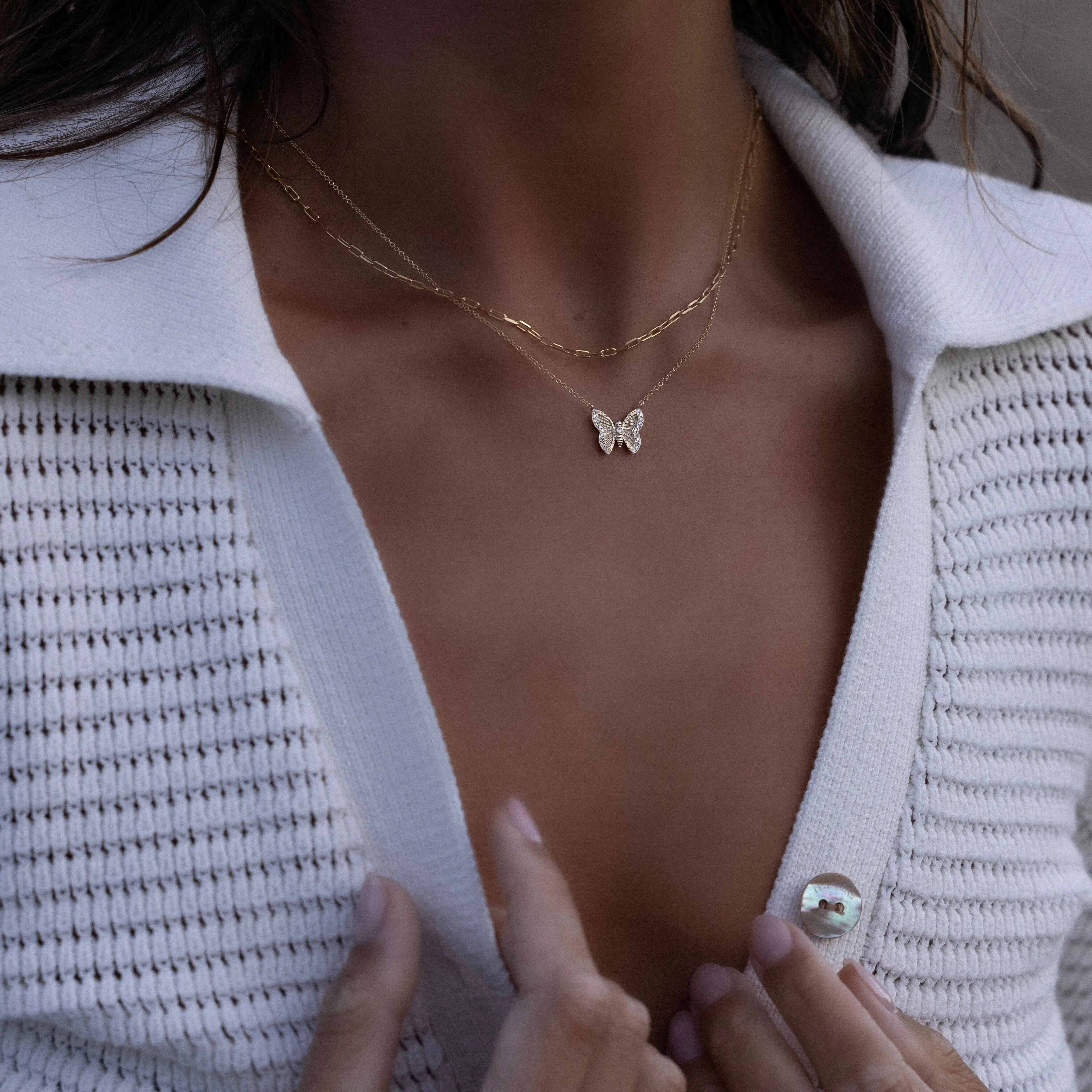 Metamorphosis Butterfly Necklace