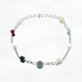 Metropolis Hermit Gem Station Necklace 21 In.