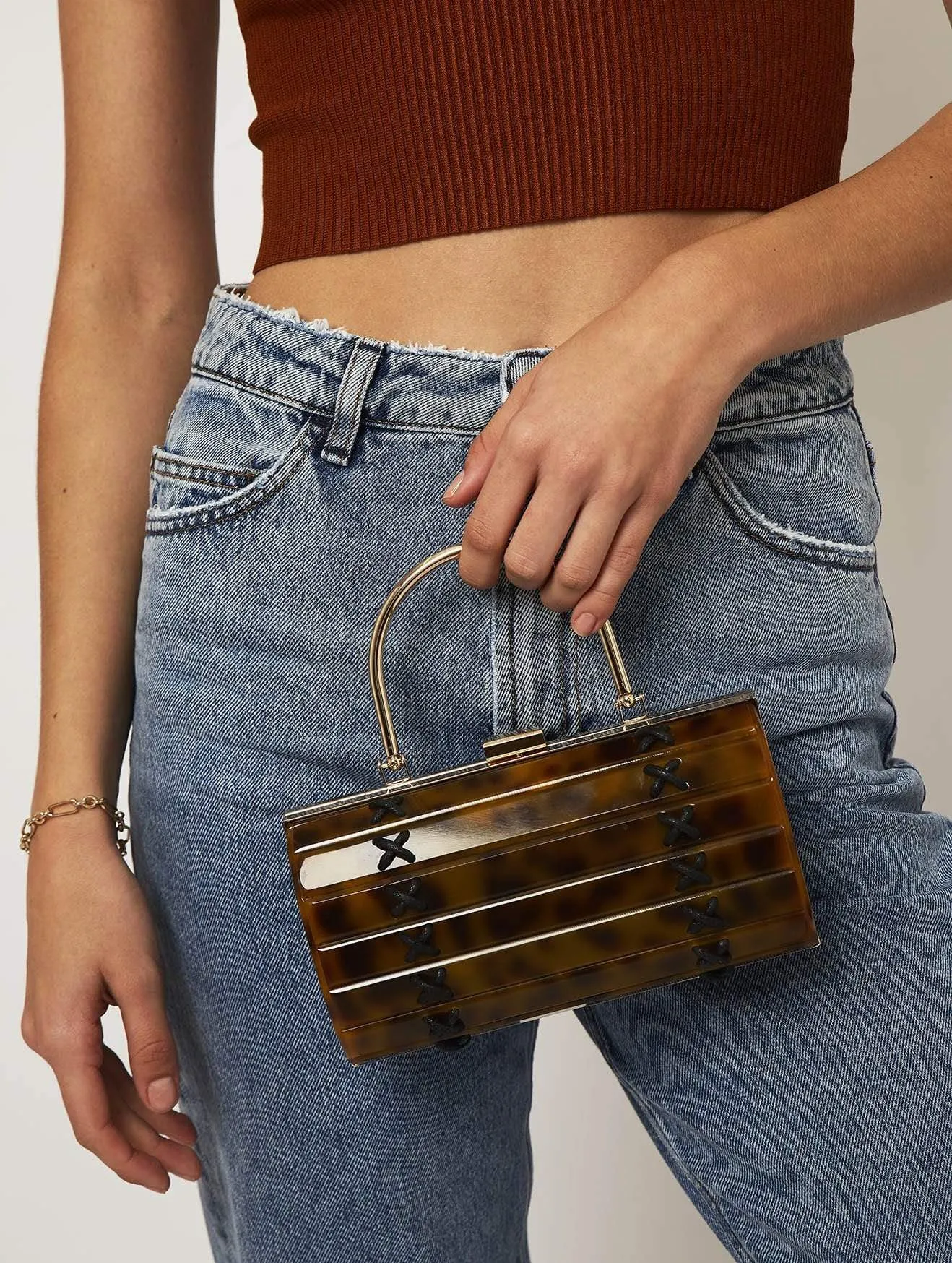 Mina Tort Clutch Bag