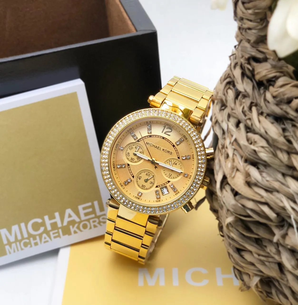 MK Parker Stylish Stainless Bracelet Watch For Women