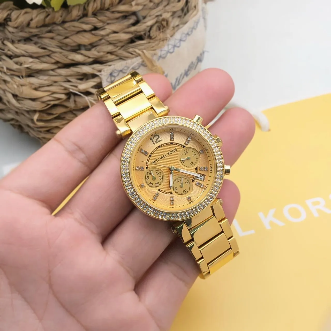 MK Parker Stylish Stainless Bracelet Watch For Women