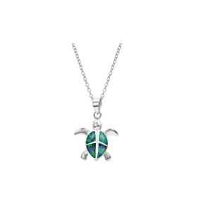Montana Women's Turtle Love Pendant Necklace