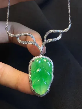 Natural Jade Necklace Jadeite Necklace NNE045