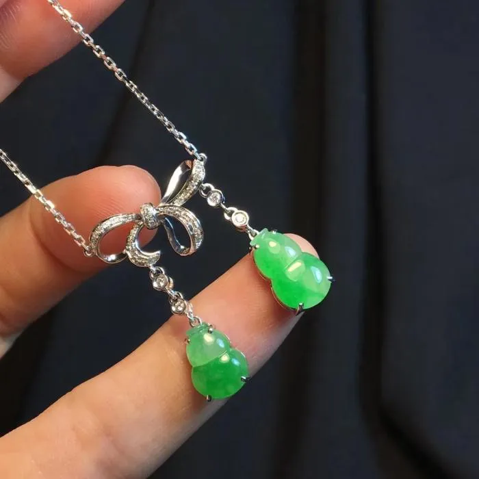 Natural Jade Necklace Jadeite Necklace NNE080
