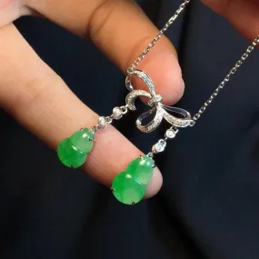 Natural Jade Necklace Jadeite Necklace NNE080
