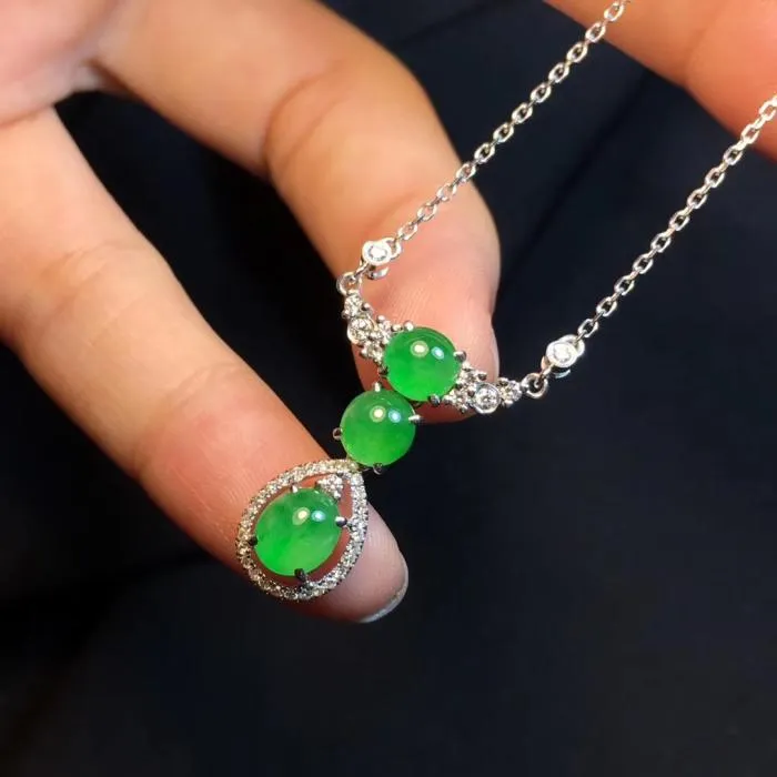 Natural Jade Necklace Jadeite Necklace NNE085