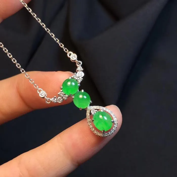 Natural Jade Necklace Jadeite Necklace NNE085