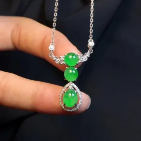 Natural Jade Necklace Jadeite Necklace NNE085