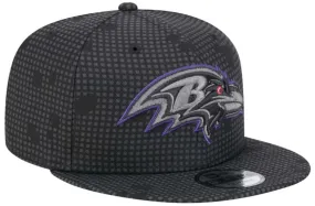 New Era Baltimore Ravens Black Midnight Ink Pop Outline 9FIFTY Snapback Hat