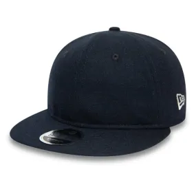 New Era Retro Crown Cap - Navy Wool