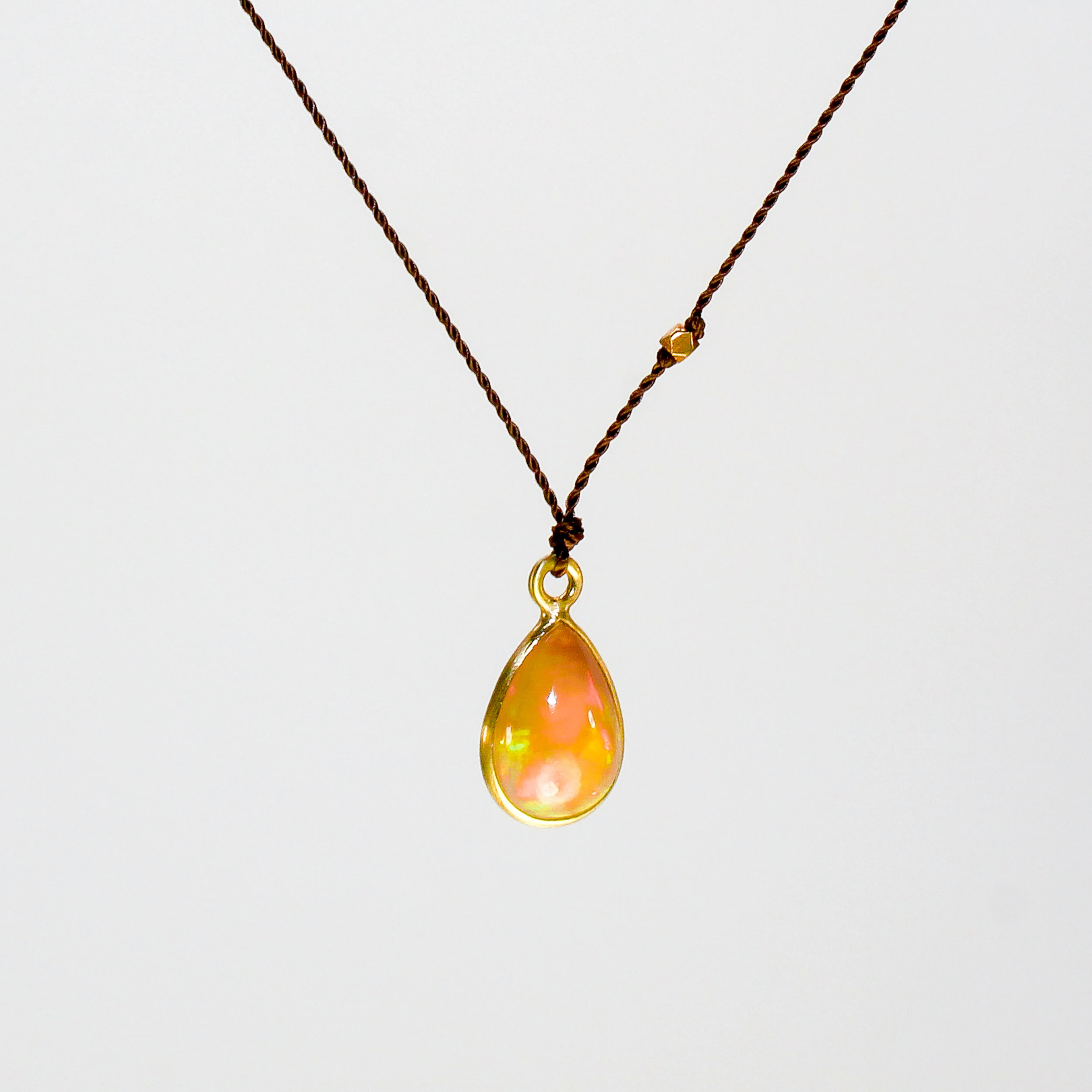 NEW! Opal Necklace with 18k Gold by Margaret Solow