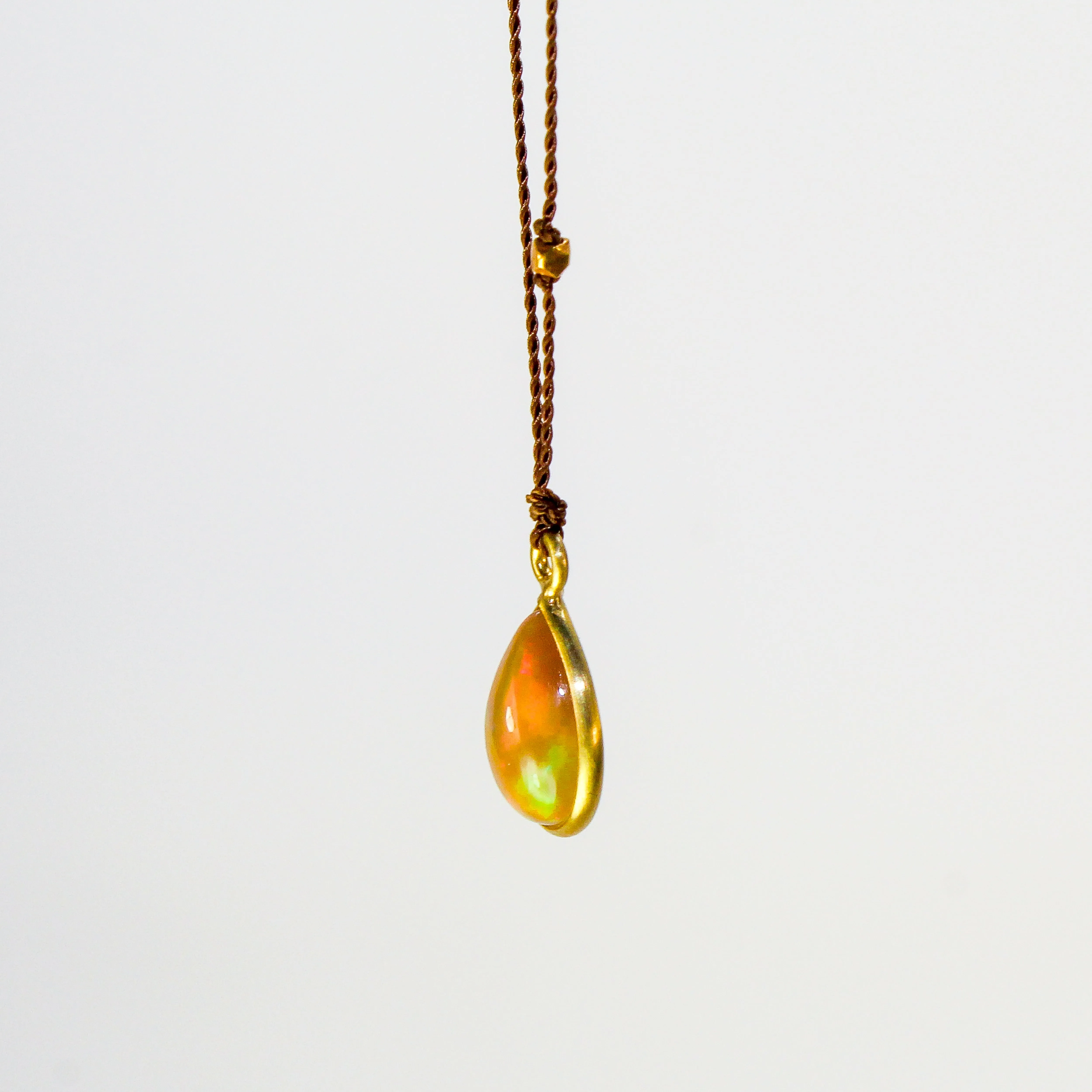 NEW! Opal Necklace with 18k Gold by Margaret Solow