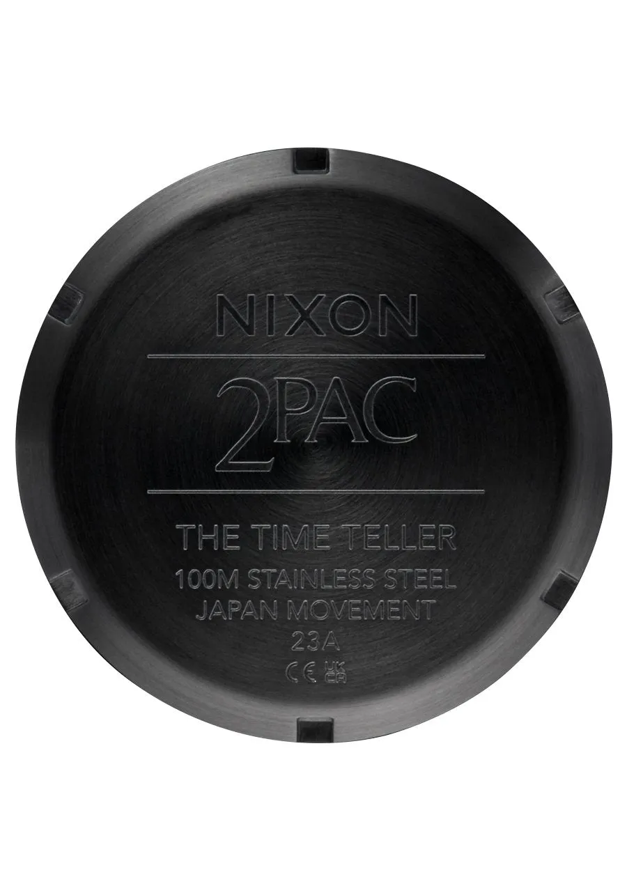 Nixon x 2PAC Time Teller Watch - Black / Gold
